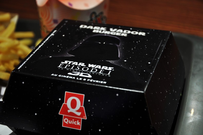 Quick Burger - Darth Vader, Dark Vador, Jedi Burger